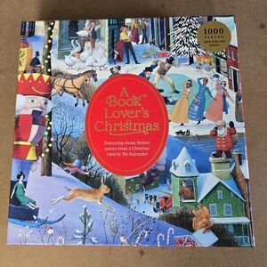 A Book Lover's Christmas Puzzle - Festive Scenes